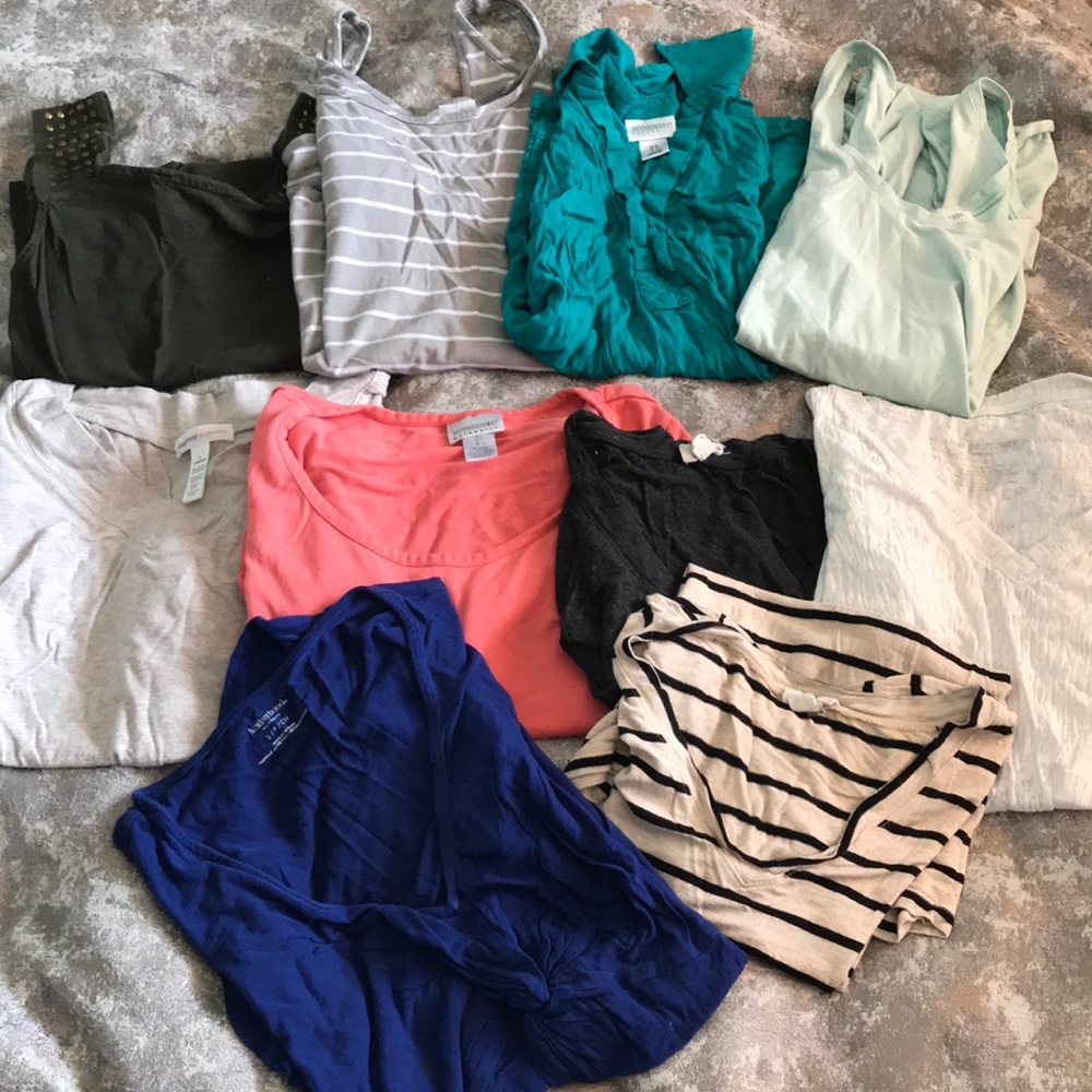 Lot of 10 maternity shirts!!
